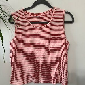 Madewell stripped pocket tee medium